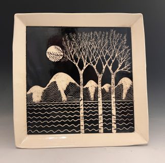 Hand-Drawn Square Tray